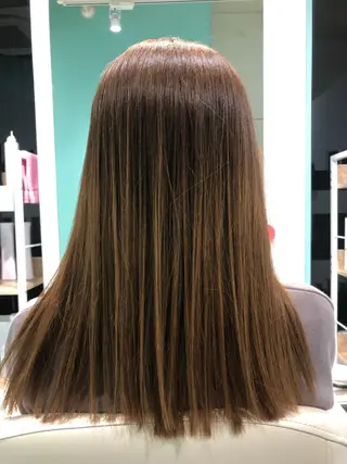 ロング 増田 結莉のヘアスタイル