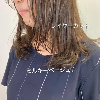 ミディアム カラー 【美髪を叶える】中谷 彰宏(アキ)のヘアスタイル