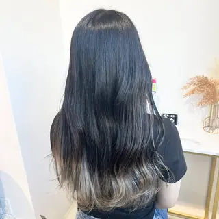 セミロング カラー 髪質改善/韓国ヘア 顔まわり特化yutoのヘアスタイル