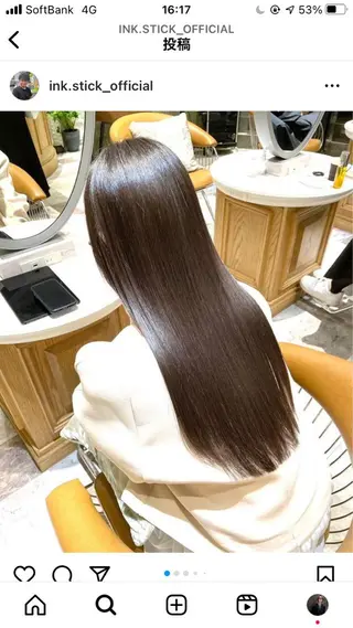 ロング 🩵縮毛矯正・ボブ 岩原朋也🩵のヘアスタイル