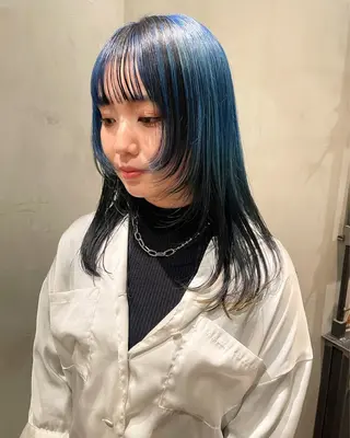 セミロング カラー 優作 〜圧倒的信頼〜のヘアスタイル
