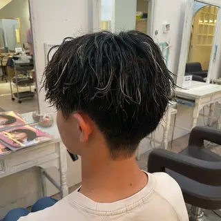 ショート いおり/メンズパーマ /自由が丘マハロのヘアスタイル