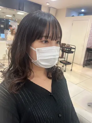 カラー 🤍ちなみ 🤍のヘアスタイル