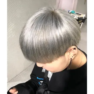 ショート カラー kyoto hairsalon To-Be トゥービー所属・中江 麻友のヘアスタイル