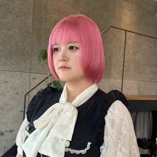 カラー 🍓垢抜けハイトーン 🍓HINAのヘアスタイル