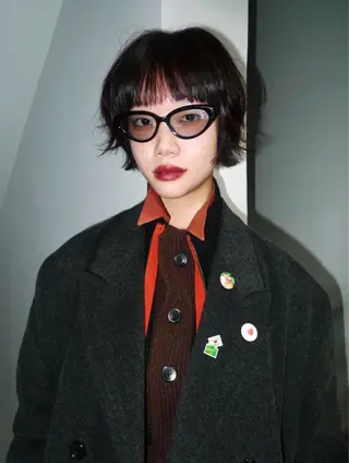 ショート カラー ファッションに 溶け込むstyleのヘアスタイル