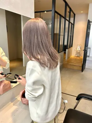 ミディアム カラー 一ノ瀬 暁のヘアスタイル