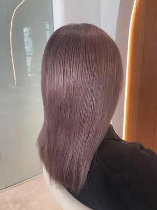 セミロング 💘MICOTO藤沢 髪質改善ブリーチ💘のヘアスタイル