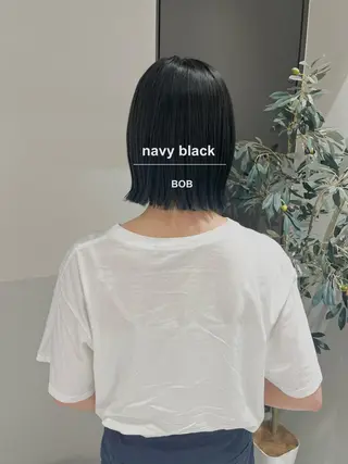 ミディアム カラー RINA🧤 デザインとボブのヘアスタイル