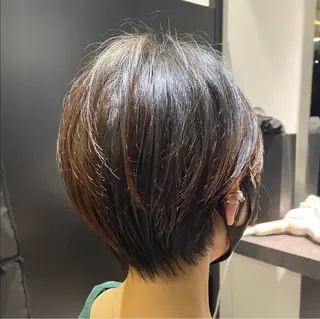 ショート カラー ショート/脱白髪染め ☆宇﨑悠実のヘアスタイル