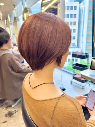 ショート 髪質改善＆艶カラー Zina💋池袋のヘアスタイル