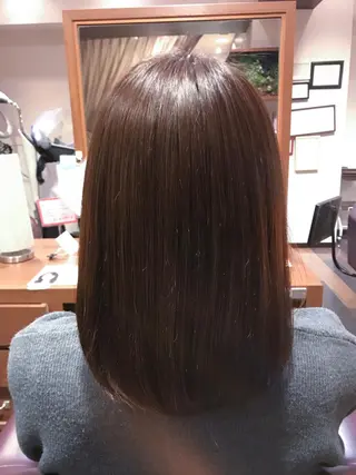 ミディアム ひろせ かなのヘアスタイル
