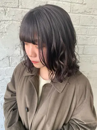 ミディアム 🇺🇸ハイライト特 化美容師🇺🇸漆沢のヘアスタイル