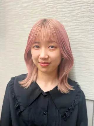 ミディアム カラー 似合わせスタイル🫧 木村夏暢のヘアスタイル