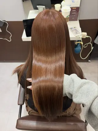 ロング 韓国×髪質改善カラー 💎hinaのヘアスタイル