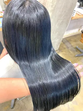 ロング カラー 和歌山髪質改善 那須優太のヘアスタイル