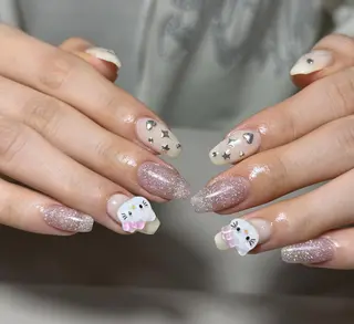 ネイル By moonネイル 🌷ワンホン/韓国風のネイルデザイン