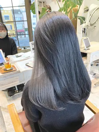 ミディアム カラー ブリーチ koheiのヘアスタイル