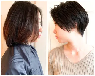 ショート ショート✨ボブ✨代表 新田見美仁のヘアスタイル
