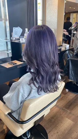 セミロング カラー 杉原魁/髪質改善/ 似合わせパーマのヘアスタイル