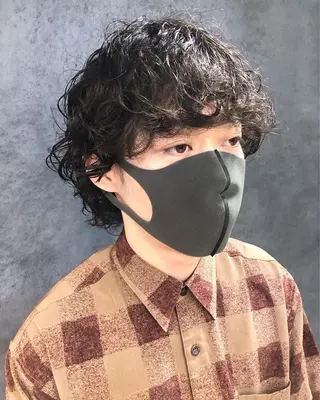 パーマ ヘアアレンジ メンズ メンズ特化✂️栗原 侑也のヘアスタイル