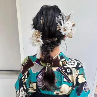 ロング 卒業式お呼ばれ🕊️ ヘアセット✴︎ミキのヘアスタイル