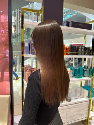 ロング 縮毛矯正特化 k-two土田陸登のヘアスタイル