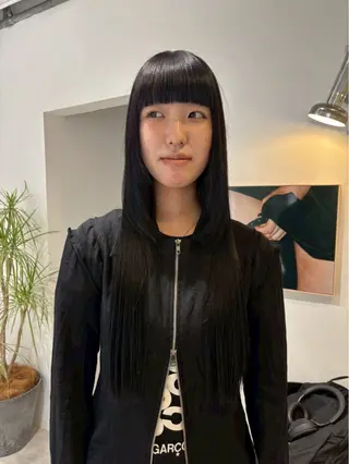 ロング カラー カラーモデル🧤 いろはのヘアスタイル