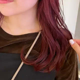 ミディアム カラー ボブパーマ 🌷ヨシカワハナコのヘアスタイル