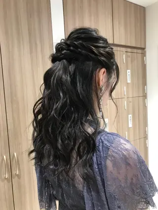 ロング ヘアアレンジ ヘアセット/メンズ パーマChihoのヘアスタイル