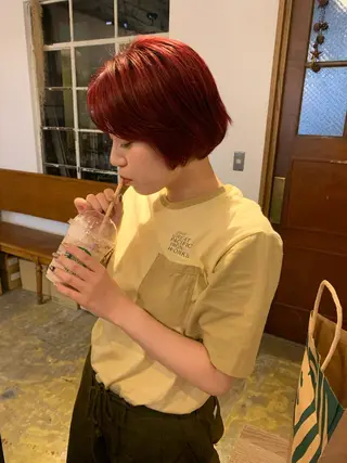 カラー Rosso獨協大学前 YUNAのヘアスタイル