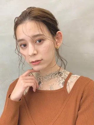 ミディアム 🌿似合わせ透明感 カラー松本朋幸🌿のヘアスタイル