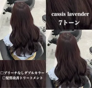 カラー 🤍ブリーチなし ブラウンhimi🤍のヘアスタイル