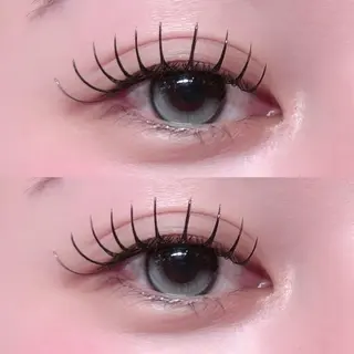 マツエク・マツパ 🎀束感/上下エク/ 𝙍𝙐𝘼 🎀のマツエク・マツパデザイン