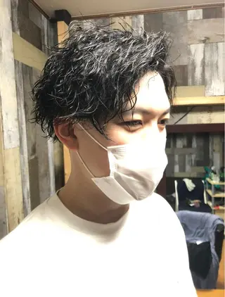 パーマ メンズ メンズ特化型/永井 友貴のヘアスタイル