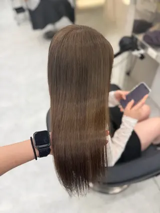カラー 透明感ベージュ🎀 Anju/渋谷🎀のヘアスタイル