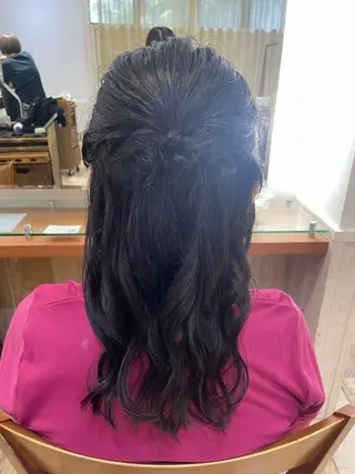 セミロング ヘアアレンジ モデル募集中🩶 𝓡𝓮𝓲𝓻𝓪のヘアスタイル