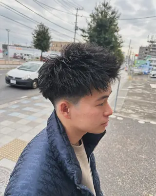 ショート TELA HAIR 副代表RIKUのヘアスタイル