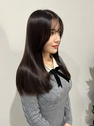 ロング 橋本 奈桜のヘアスタイル