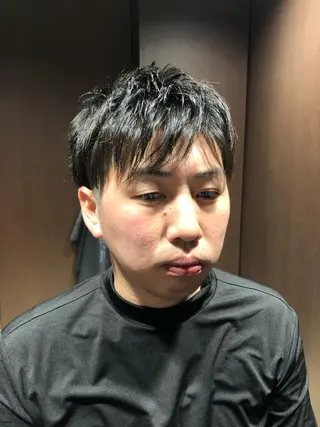 ミディアム メンズ 横浜 カット全般 大槻のヘアスタイル
