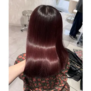 セミロング カラー miyu /トレンド カラー×艶髪のヘアスタイル