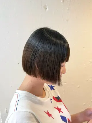 ショート 艶カラー/縮毛矯正/ アレンジ/akaneのヘアスタイル