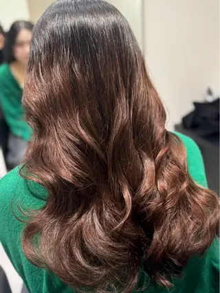 ロング パーマ 平田 七海のヘアスタイル