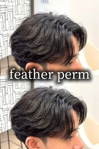 パーマ メンズ RITZ 小平颯真のヘアスタイル