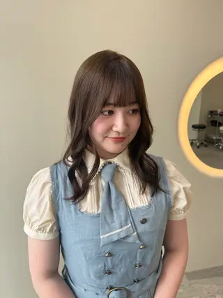 セミロング カラー 🩶 AIRA / 透明感カラー 🩶のヘアスタイル