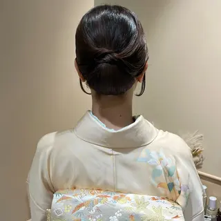 セミロング ヘアアレンジ 🫧tomoka 透明感カラー🫧のヘアスタイル