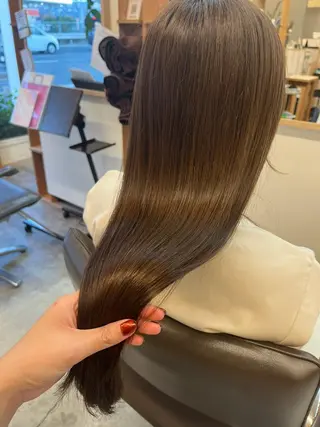 ロング カノエ下関熊野店 /スタッフモデルのヘアスタイル