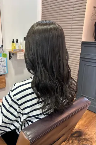 ロング カラー ヘアアレンジ 原田 歩実のヘアスタイル