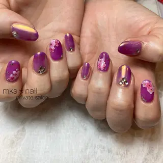 ネイル mks＊nail //  枚方長尾のネイルデザイン