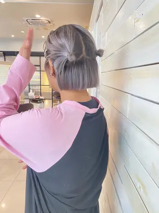 ミディアム カラー riho/ブリーチ/ デザインカラー/辻堂のヘアスタイル